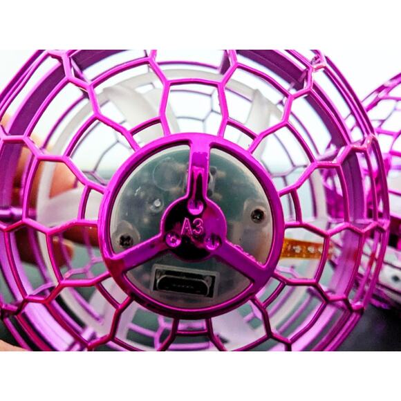 FLYNOVA Pink UFO Magic Flying Boomerang Drone for Kids Orb Ball Toy with Lights - Picture 3 of 7